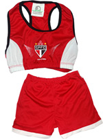 Conjunto Infantil Menina Torcida Baby So Paulo