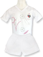 Pijama Curto Infantil Torcida Baby