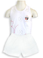 Pijama Regata Infantil Torcida Baby